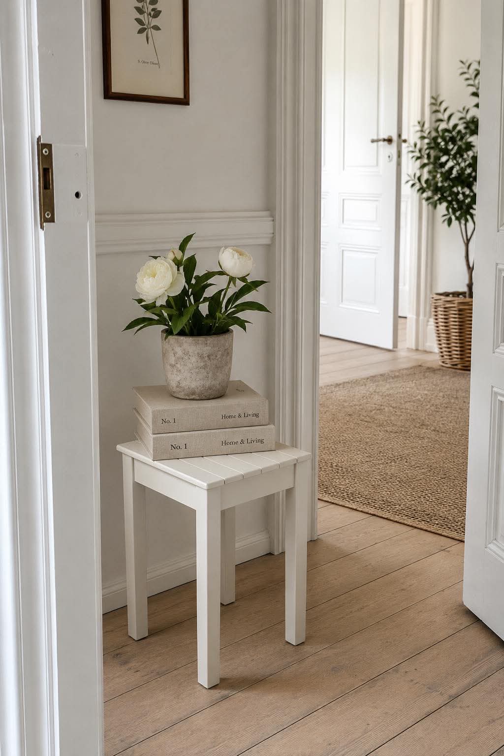 Pall Ljusgrå - akacia för inomhus / utomhus
