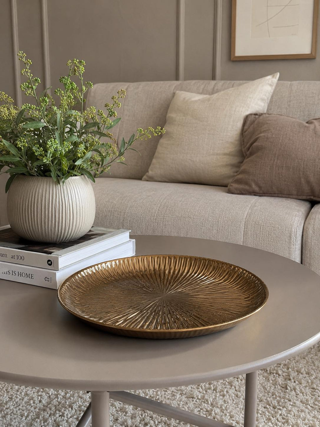 Deko fat 30 cm - Guld